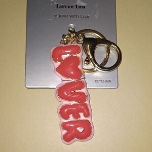 Pink And Red Lover Keychain NWT